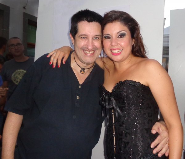 Con Cristina Ramos