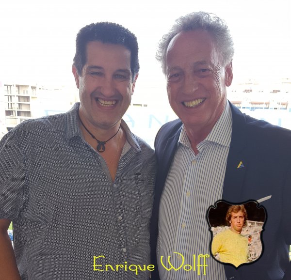 Con Enrique Wolf