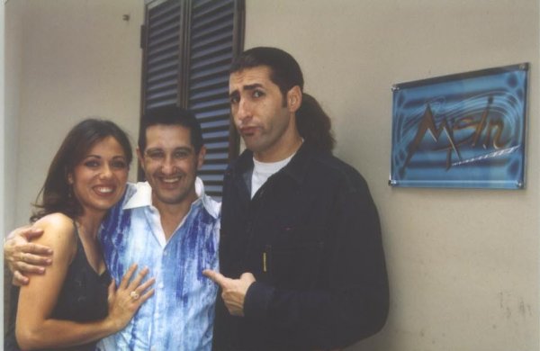 Con Fernando Ramos y Emérita Suárez