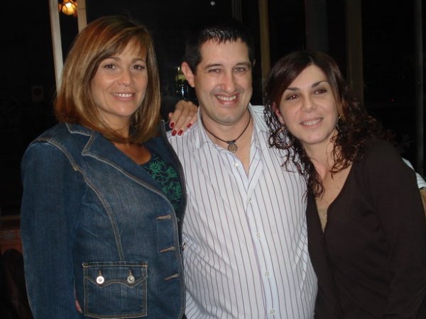 Con Marta Valverde y Aracei